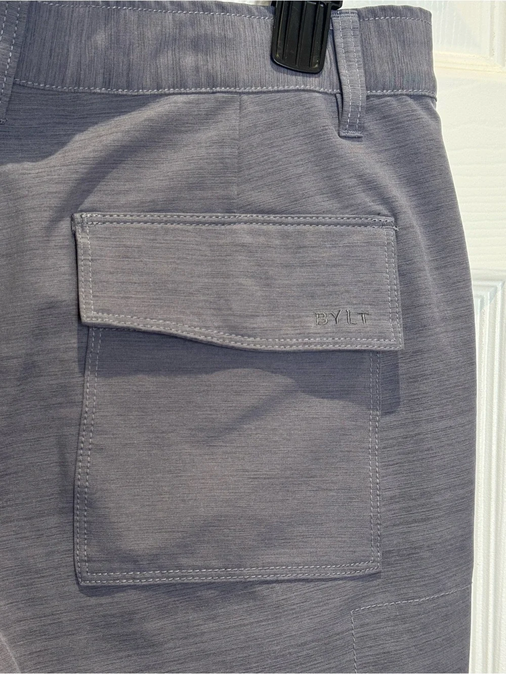 BYLT Premium Basics Men's Large Kinetic Shorts Grey Performance Golf